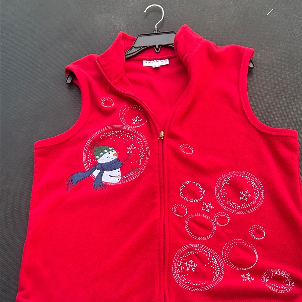 Rebecca Malone Festive Red Vest